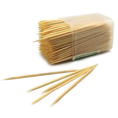 China Disposable Round Wooden Toothpicks 3 Portable Dispensers with 350 Piece Tooth Picks per Holder (3 Tubs of 350 Pieces) for sale