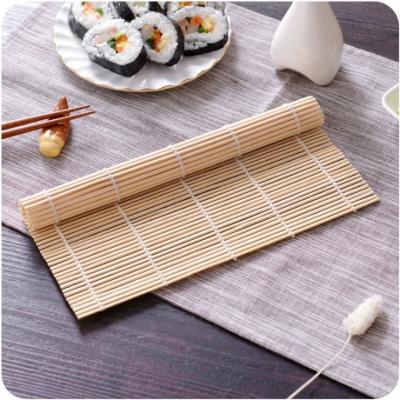 China Viable Sushi Making Rolling Mat Natural Bamboo for sale