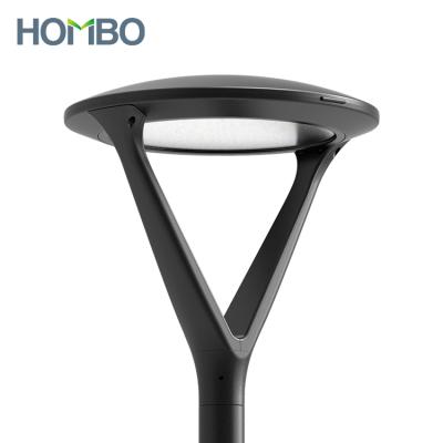 China HOMBO Garden Super Brightness Post Pole Meanwell Driver Aluminum Outdoor Round LED Light Garden Light for sale