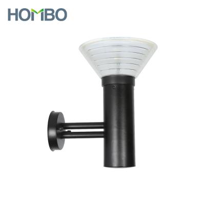 China PC HOMBO Decorative Outdoor Home Hotel Ip65 7W 10W Waterproof Solar Power LED Wall Light for sale