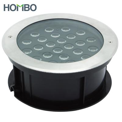 China ROAD HOMBO Project Case Fixtures Waterproof Dimmable Lamp Uplight Outdoor Round 3w/7w/32w/50w ip67 Side Led Underground Light for sale