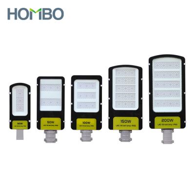 China ROAD HOMBO OEM Supplier Project Road Light 30W 50W 100W 150W 200W Aluminum Outdoor LED Street Light for sale