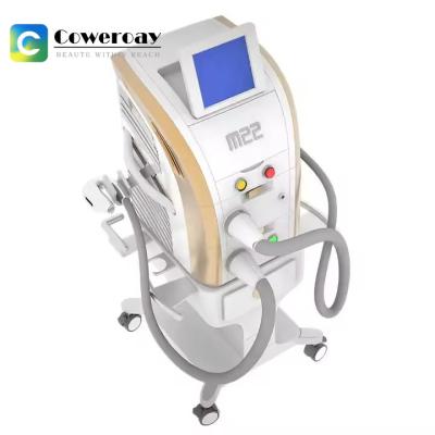 China Laser Hair Removal Ipl M22 E-Light Two Handles Nd Yag Laser Machine for sale