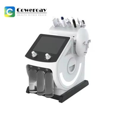 China Hydra Hydrodermabrasion Estetica Facial Treatment Deep Cleaning Machine for sale