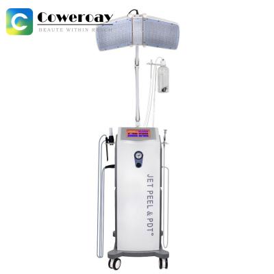 China Spa PDT LED Lichttherapie Maschine 500W Sauerstoffstrahl Peel Gesichtspflege Maschine zu verkaufen