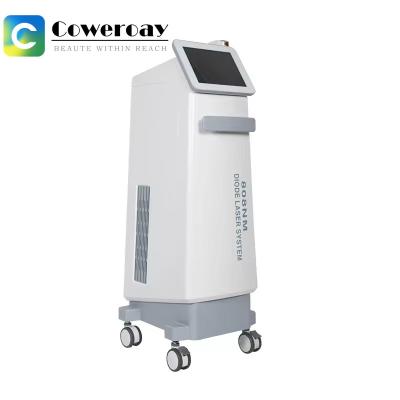 China Super Power Titanium Case 1200w 808nm Diode Laser Hair Removal Machine for sale