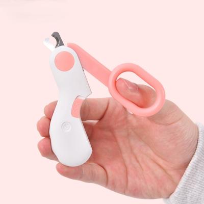 China Viable Led Light Durable Mini Pet Puppy Cat Portable Nail Clippers and Trimmers for sale