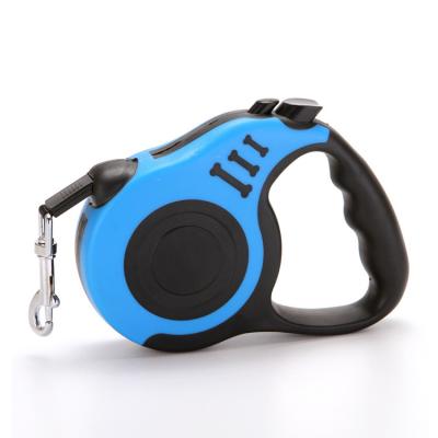 China 2021 Success Reflective Lightweight Portable Anti-skid Handle Dog Retractable Leash for sale