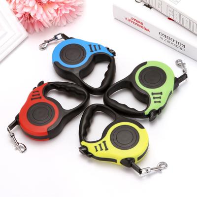 China Reflective Hot Selling High Quality Pet Walking Retractable Dog Leash With Anti-Slip Handle for sale