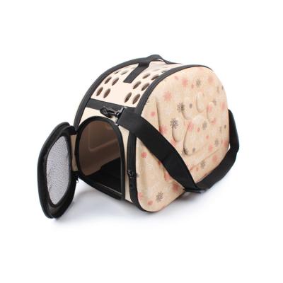 China High Quality Adjustable Washable Sustainable EVA Pet Travel Carrier Soft Bottom Pet Carrier Bag for sale