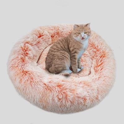 China Ultra Soft Breathable Washable Cat Bed Pet Bed Faux Fur Dog Cushion for sale