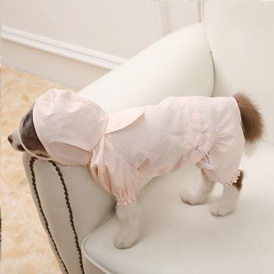 China Wholesale Viable Classic Fashion Dog Pet Waterproof Breathable Comfortable Raincoat for sale