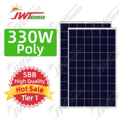 China wholesale price ja solar panel 350w poly 330w 340w 350watt solar panels for maimi market 156.75mmx156.75mm for sale