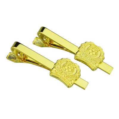 China Unique custom gifts/promotional souvenirs/decoration ect enamel gold plating link clip makers clip clips for men with custom logo for sale