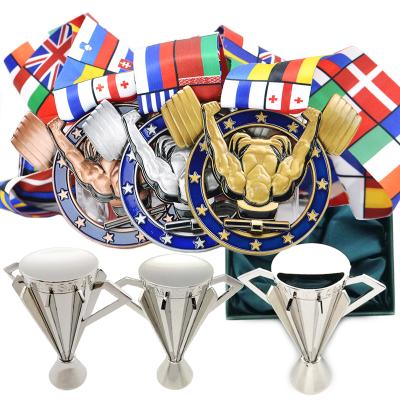 China Automotive Promotional Custom Zinc Alloy Sports Medal Cheap Medals And Trophies Baseball Medals Karate With Ribbon for sale