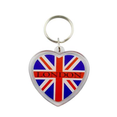 China New Washable Wholesale Custom Design Acrylic Key Photo Love Chain For Kids for sale