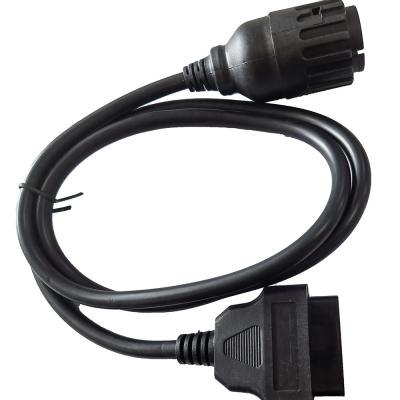 Chine le diagnostic de camion de 12V 24V OBD2 câble 10 Pin Adapter For Automotive Industries à vendre