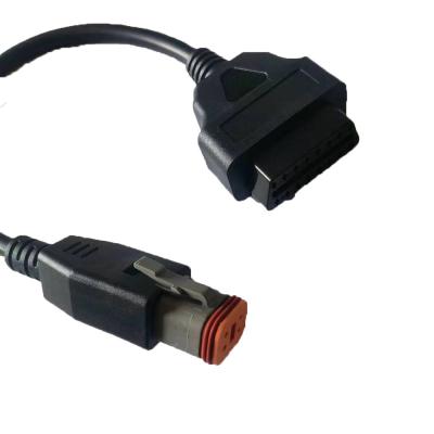 China MotorradODM OBD2 Seilzug 4 Pin For Automotive Industries zu verkaufen