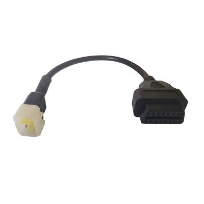 China Conector profesional del fabricante 6P al cable de diagnóstico femenino de OBD2 16P para Delphi en venta