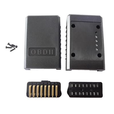 China O adaptador de tomada de Bent Pin Stable OBD2 montou o alojamento para indústrias automóveis à venda