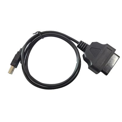 Cina La lunghezza 100cm OBDII ad USB cabla il colore nero 12V multiuso 24V in vendita