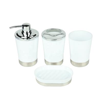 China High Sustainable Holy Plastic Bathroom Accessories Set Eco - Friendly Four - Piece Set Stocked for sale