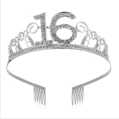 China Style Europe Europe and USA first birthday cake topper birthday numbers with crown hat its my birthday crown for sale