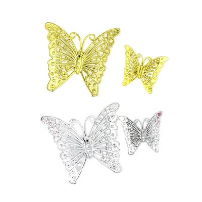 China Fashion Christmas Butterfly Christmas Decoration Plastic Ornaments for sale