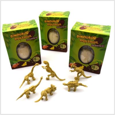 China Realistic Inspire Kids Make Little Dinosaur Fossil Toys Simulator Fossil Mining Toy for sale