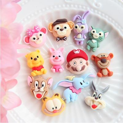 China Latest Product Water Proof Mobile Phone Case Accessories DIY Handmade Resin Cartoon Animal Material for sale