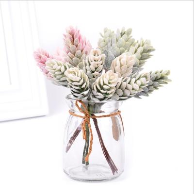 China Fashional Artificial Flowers 6pcs Color Pine Cone Artificial Flower Pineapple Pineapple Plant Wedding DIY Decoration Scrapbook Gift Box Craft Flower for sale