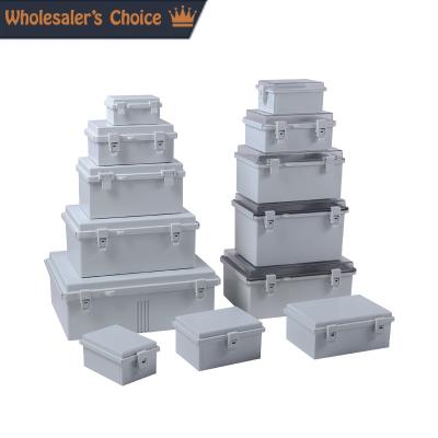 China IP65 Waterproof Multiple Sizes ABS Waterproof Plastic Electrical Enclosure Junction Box for sale