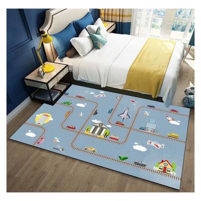 China Cheapest Washable Blanket Bedroom Game Numbers Kids 3d Printing Rugs Home Carpet for sale