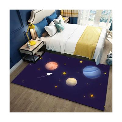 Cina Washable Kids Cartoon Rich Patterns Carpet Play Mat Animal Print Carpets For Kid in vendita