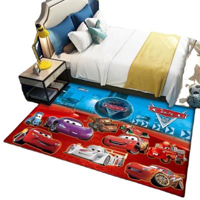 Cina Baby Washable Soft Elastic Kids and Cartoon Character Carpet Playmat Play Mat in vendita