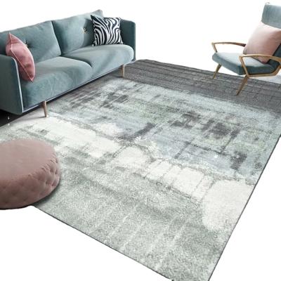 Κίνα Gold Diamond Velvet Shaggy Fluffy Living Room Blanket Washable High Quality Modern Area Rug προς πώληση