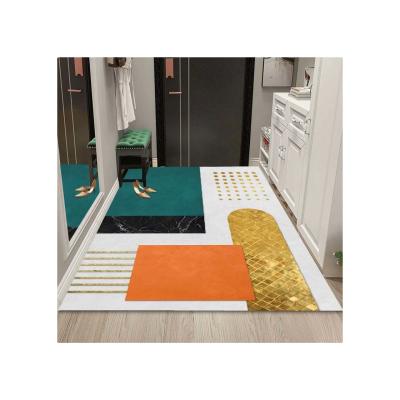 China 3D Anti Slip Washable Mat Washable Rugs And Blankets Pinted Machine Made Runner Carpet Rug Cover Hallway zu verkaufen