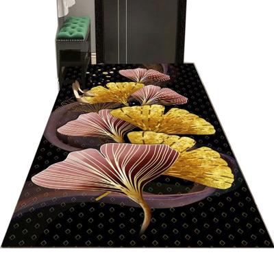 Cina Modern Fashional Rug Velvet 3d Washable Non-slip Rugs Printed Indoor And Outdoor Washable Carpet Covers in vendita