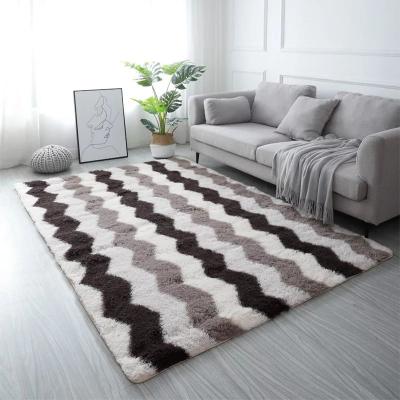 China Low Price Super Soft Faux Fur Washable Home Living Room Decoration Anti Fatigue Carpet And Rug Blankets Fluffy Carpet for sale