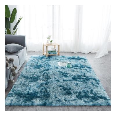 China Washable soft shaggy carpet blanket factory wholesale boho bedroom boho rug blankets anti fatigue center rug for sale