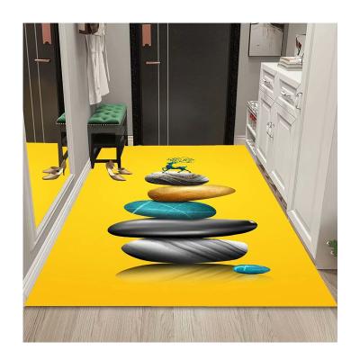 Cina Special Design Crystal Velvet 3d Printing Bedroom Office Hotel Colorful Carpet Laying Washable in vendita