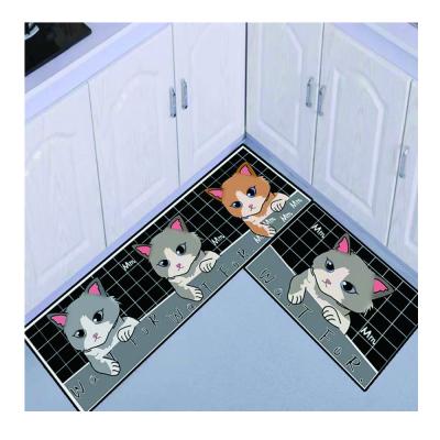 China Modern Special Design Widely Used Washable High Quality Kitchen Carpet Customized Designs And Sizes Shower Room Mat for sale