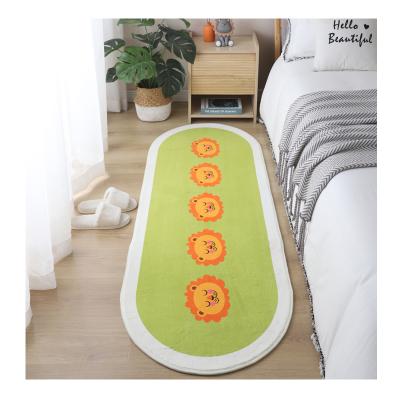 中国 3d cartoon designer printed area rugs for living room cartoon absorbent bedroom beside faux wool blanket anti slip fluffy rug 販売のため