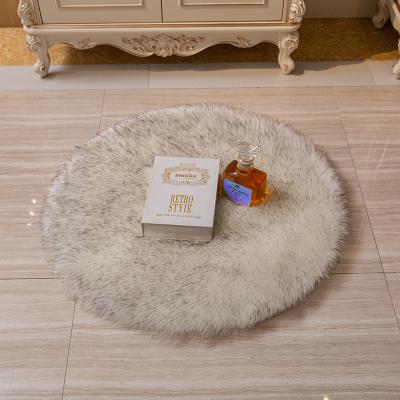 Κίνα New meowth style fur floor mat anti fatigue washable home decorative faux fur blanket plush rug προς πώληση