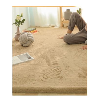 China Factory direct sales anti-slip toy rug rectangle wholesale area rug faux fur blanket super soft rug Te koop