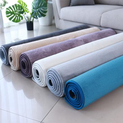 China Nordic Microfiber Blanket Solid Color Rugs And Blankets Washable Absorbent Living Room Cashmere Fluffy Blankets zu verkaufen