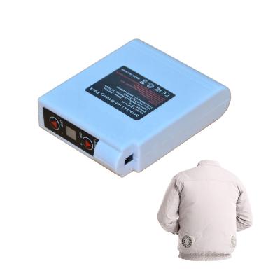 China Hot Selling Consumer Electronics Fan Air Conditioned Workwear 5200mAh 7.4v Lithium Rechargeable Battery For Outdoor Summer for sale