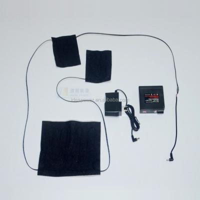 China Heated Jacket 7.4v Battery Operated Heating Pad For Clothes , Electric Heating Element For Jacket for sale