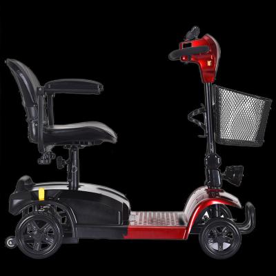 China Aluminum Alloy Factory Supply Elderly Mobility Moped Electric Four Wheel Scooter Adult For Disabled for sale