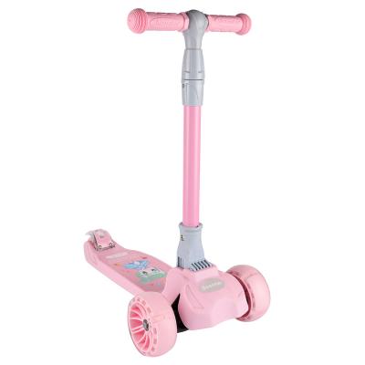 China High Quality Plastic Scooter Wheels Wear Resistant Mini Kids Tricycle Non Slip Handle Scooter for sale